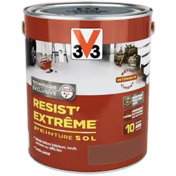 La Peinture Sol V33 Resist' Extrême est une peinture pour sol à base de résine alkyde uréthane, spécialement conçue pour rési ...