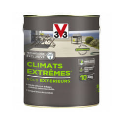V33 - Peinture sols extérieurs Climat Extrême satin 2,5L (teinte au choix) Teinte: pierre