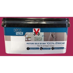 Déco lab Peinture Salle de bain 100% Etanche Cassis 2 l - V33