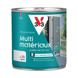 V33 - Peinture extérieure Multi-matériaux Blanc ral 9016 Satin 0,5L