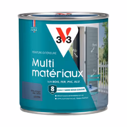 La peinture Extérieure Multi-matériaux V33 vous permet d’utiliser une seule peinture pour tout ! Polyvalente et performante,  ...