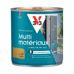 La peinture Extérieure Multi-matériaux V33 vous permet d’utiliser une seule peinture pour tout ! Polyvalente et performante, ...