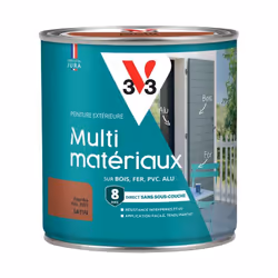 La peinture Extérieure Multi-matériaux V33 vous permet d’utiliser une seule peinture pour tout ! Polyvalente et performante,  ...