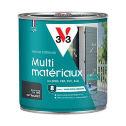 V33 - Peinture extérieure Multi-matériaux Anthracite ral 7016 Mat poudré 0,5L