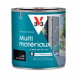 La peinture Extérieure Multi-matériaux V33 vous permet d’utiliser une seule peinture pour tout ! Polyvalente et performante,  ...
