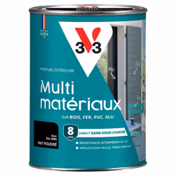 La peinture Extérieure Multi-matériaux V33 vous permet d’utiliser une seule peinture pour tout ! Polyvalente et performante,  ...