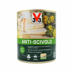 V33 107400, Peinture, Sol, Mur, Asphalte, Brique, Métal, Acier, Bois, Finition brillante, 0,75 L, Transarente, 12 m²/L