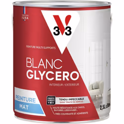 Vous voulez une belle laque blanche pour protéger vos surfaces les plus exposées ? La peinture BLANC GLYCÉRO offre une finiti ...