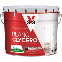 Vous voulez une belle laque blanche pour protéger vos surfaces les plus exposées ? La peinture BLANC GLYCÉRO offre une finiti ...
