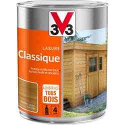 V33 - Lasure classique Solvantée Chêne doré Satin 1L
