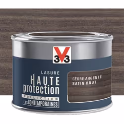 La Lasure Haute Protection V33 Les Contemporaines Cèdre argenté est une Lasure Haute Protection EcoProtect® performante grâce ...