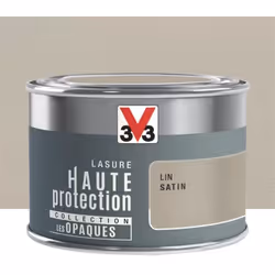 La Lasure Haute Protection V33 Les Opaques Lin est une Lasure Haute Protection EcoProtect® performante grâce à sa formule hyd ...