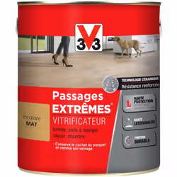 Le vitrificateur Passages Extrêmes® Technologie Céramique V33 vitrifie vos parquets, planchers et escaliers en bois pour une  ...