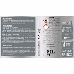Le Vernis Haute protection V33 Noir Carbone Brillant est un vernis permettant d'embellir vos menuiseries extérieures grâce à  ...