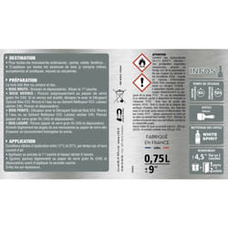 V33 - Vernis Haute protection Noir Carbone Brillant 0,75 l