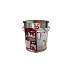 Peinture - V33 - Lasure Haute Protection - Muscade - 25 L - Satiné - Alkyde