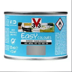 Peinture Easy Colours V33 Aluminium 0,125 l