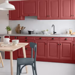La peinture Multi-Matériaux Cuisine V33 Déco LAB Rouge Cerise Satin est une peinture haute performance pour moderniser votre ...
