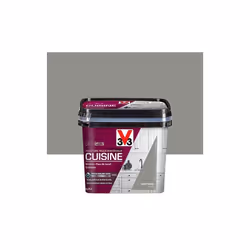 La peinture Multi-Matériaux Cuisine V33 Déco LAB Gris taupe est une peinture haute performance pour moderniser votre cuisine: ...