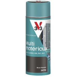 Peinture extérieure Multi-matériaux V33 Brun havane Satin 400ml