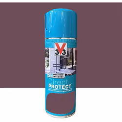 La Bombe de peinture aérosol Glycéro Multi-matériaux V33 Direct Protect Figue fraîche est une peinture multi-supports qui s'a ...