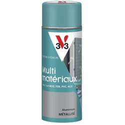 Peinture extérieure Multi-matériaux V33 Aluminium Métallisé 400ml