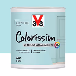 Peinture Multi-supports V33 Colorissim Satin Bleu Pacifique 05 L