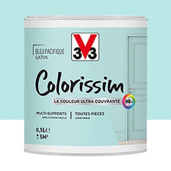Peinture Multi-supports V33 Colorissim Satin Bleu Pacifique 05 L