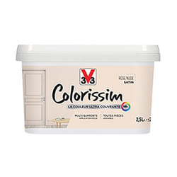 Peinture Multi-supports V33 Colorissim Satin Rose nude 25 L