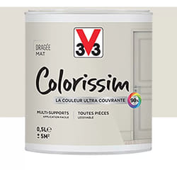 Peinture Multi-supports V33 Colorissim Mat Dragée 0,5 l