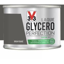 V33 - Laque Glycéro Perfection Satin Brun poivré 0,125 l