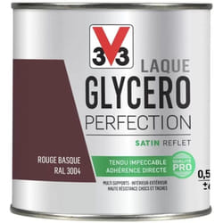 Laque Glycéro Perfection V33 Satin Rouge Basque 0,5 l