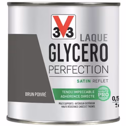 La Laque Glycéro Perfection V33 Satin est une peinture laque monocouche destinée aux supports dont l'usage est intensif. Haut ...