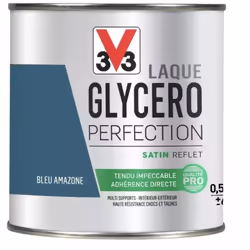 La Laque Glycéro Perfection V33 Satin est une peinture laque monocouche destinée aux supports dont l'usage est intensif. Haut ...