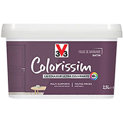 Peinture Multi-supports V33 Colorissim Satin Figue de Barbarie 2,5 l