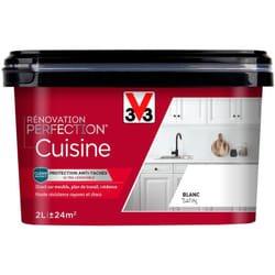 V33 - Peinture cuisine Rénovation perfection® Blanc satin 2L