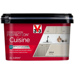Peinture cuisine Rénovation perfection® V33 Seigle satin 2L