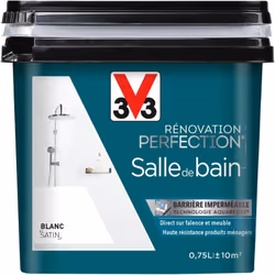 Envie de moderniser votre salle de bain ? Changez la couleur de vos faïences ou meubles de salle de bain grâce à la peinture ...