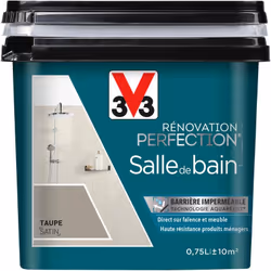 Envie de moderniser votre salle de bain ? Changez la couleur de vos faïences ou meubles de salle de bain grâce à la peinture  ...