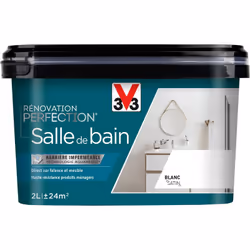 Envie de moderniser votre salle de bain ? Changez la couleur de vos faïences ou meubles de salle de bain grâce à la peinture ...