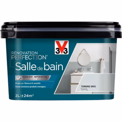 Envie de moderniser votre salle de bain ? Changez la couleur de vos faïences ou meubles de salle de bain grâce à la peinture  ...