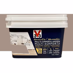 La peinture V33 Rénovation Multi-Supports Chanvre a été spécialement développée pour rénover toutes les surfaces, dans toutes ...