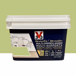 V33 Peinture rénovation multi-supportsVert mousse satin 05L