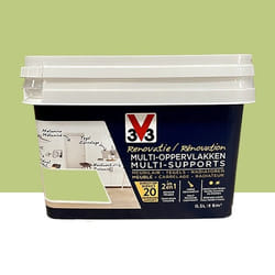 V33 Peinture rénovation multi-supportsVert mousse satin 05L