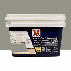 Peinture rénovation multi-supports V33 Vert kaki satin 05L