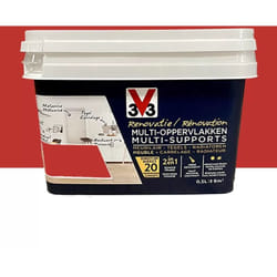 Peinture V33 Rénovation Multi-Supports Rouge caprice 0,5 l