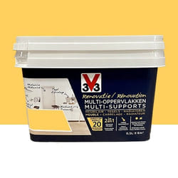 V33 - 118145 - Peinture renovation multi-supports Jaune tournesol satin 05L