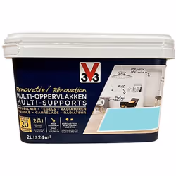 La peinture V33 Rénovation Multi-Supports Bleu nordique a été spécialement développée pour rénover toutes les surfaces, dans  ...