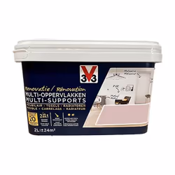 V33 Peinture rénovation multi-supportsRose bohème 2L
