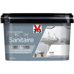 Peinture sanitaire Rénovation perfection® V33 satin 1L